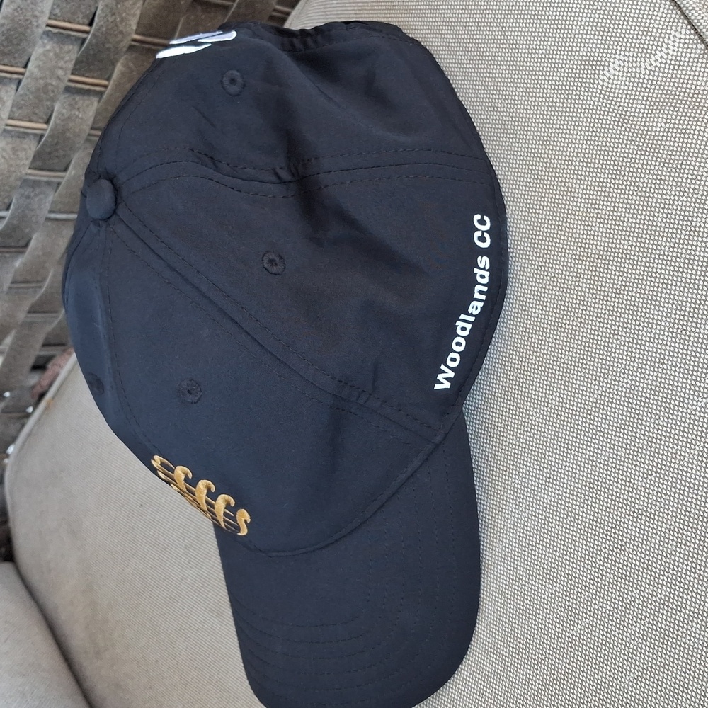 Black and Gold Baseball Cap - Picture 2 of 5